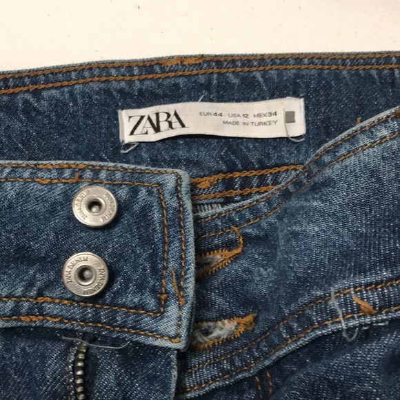 Dark/Medium Washed Zara Denim Jeans. - Picture 2 of 2